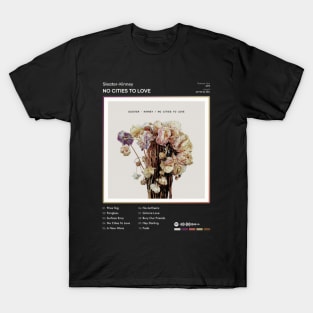 Sleater-Kinney - No Cities to Love Tracklist Album T-Shirt